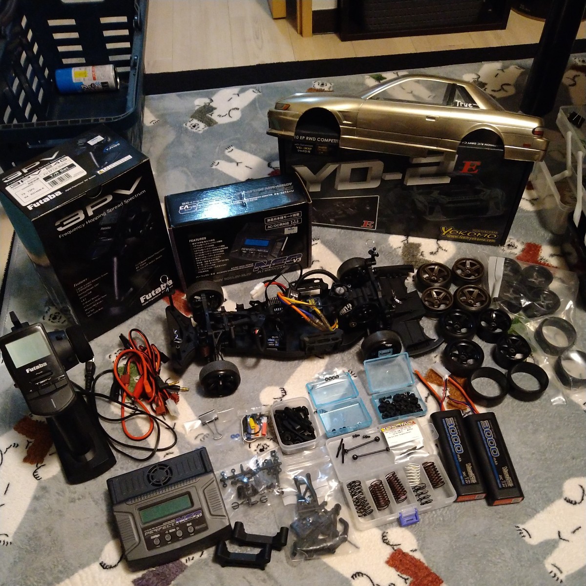 動作OK】YOKOMO ヨコモ YD-2E シャーシ一式+プロポ+充電器+バッテリー+