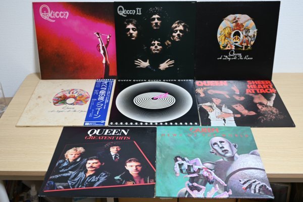 Queen レコード 4枚セット セット360 クイーン QUEEN LP レコード 8枚 クイーン Queen ほぼ帯付