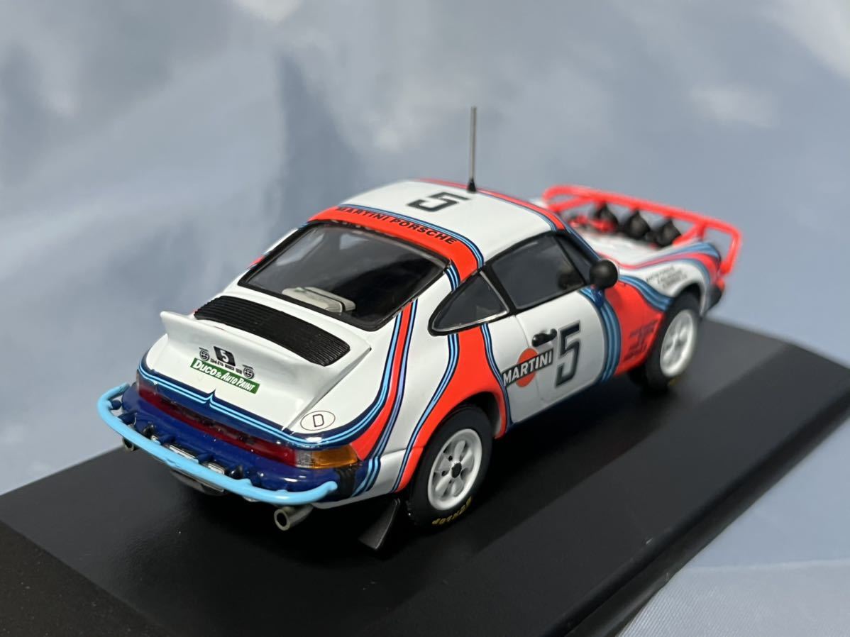 ミニチャンプス製 ポルシェ 911 SC ラリー 1978年 サファリラリー 1/43