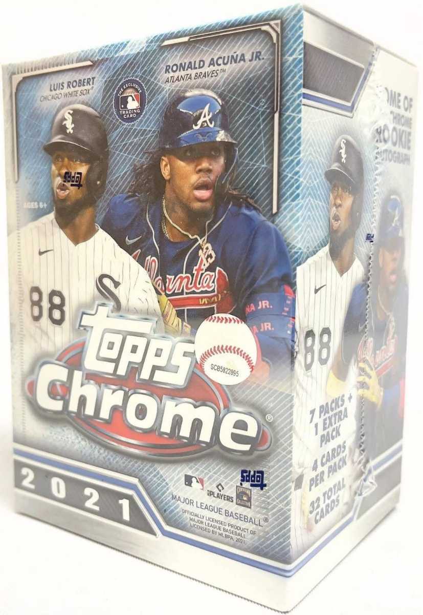 MLB 2021 Topps Chrome Baseball Card Blaster Box トップス クローム ベースボール ブラスターボックス メジャーリーグ 野球 カード