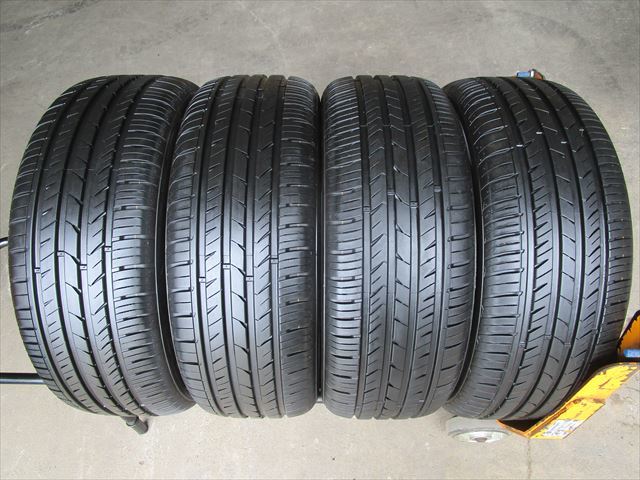 送料無料　225/55R17　ハンコック　LAUFENN　SFIT　as　01　2022年製　4本　残り溝7ミリぐらい　バリ溝