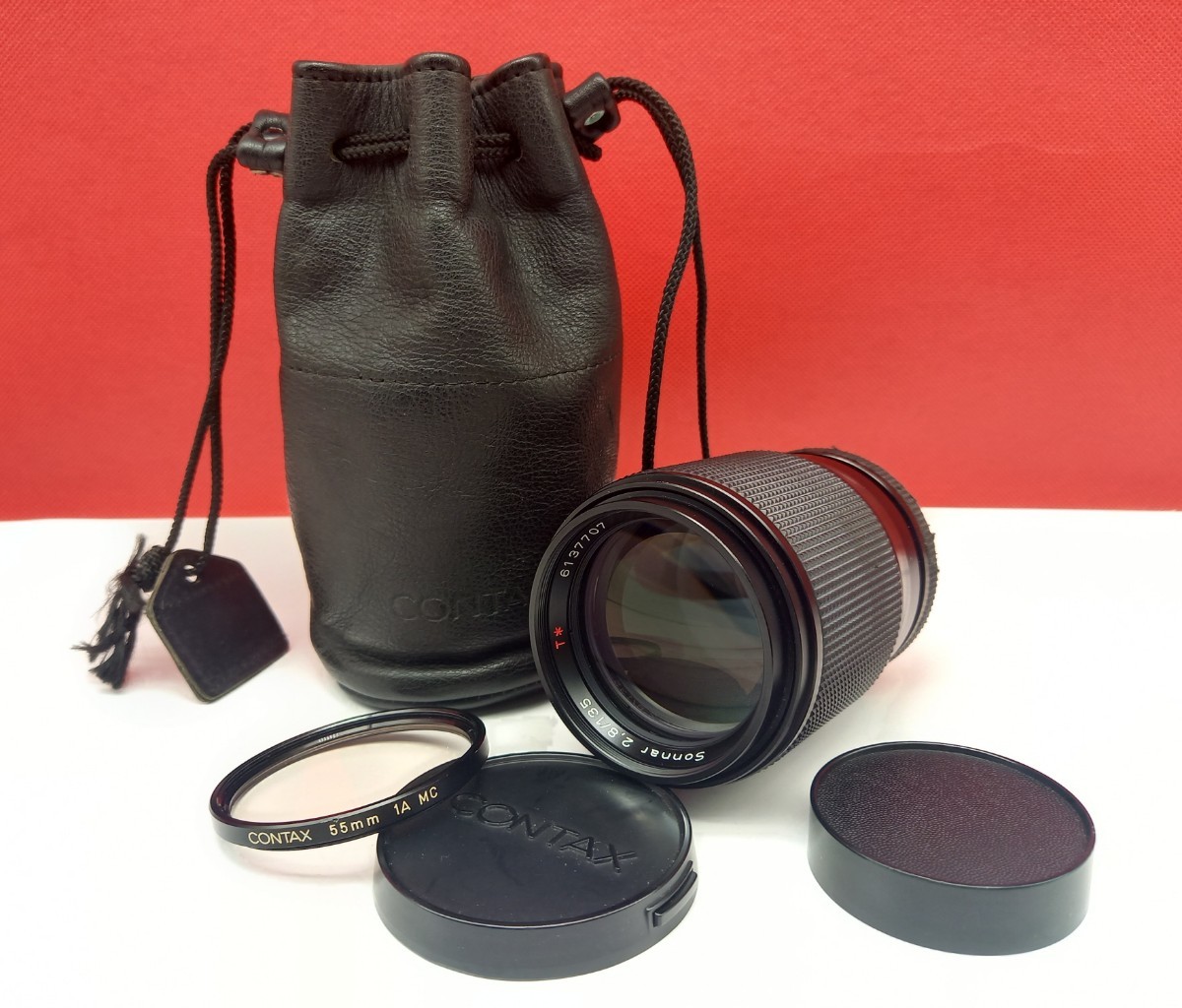 □A CONTAX Carl Zeiss Sonnar 135mm F2.8 T* Y/Cマウント 動作確認済