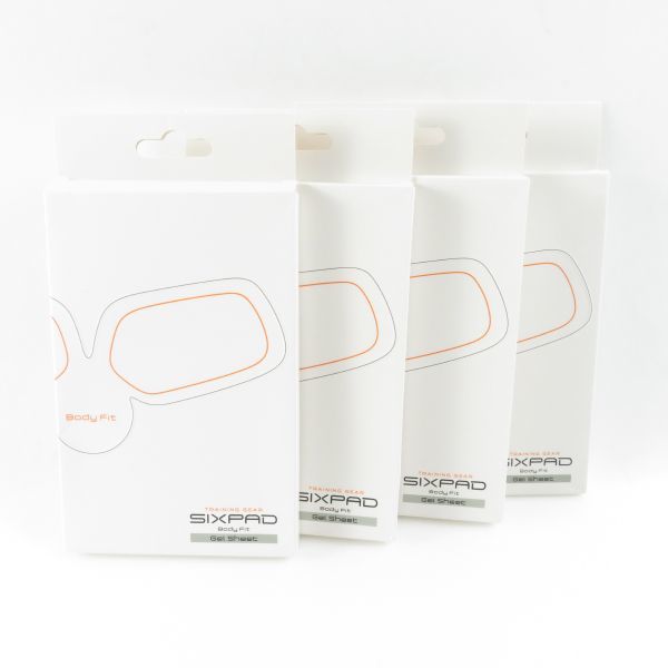 未使用 美品 SIXPAD シックスパッド Body Fit ボディフィット 高電導ジェルシート 4点 BM5216