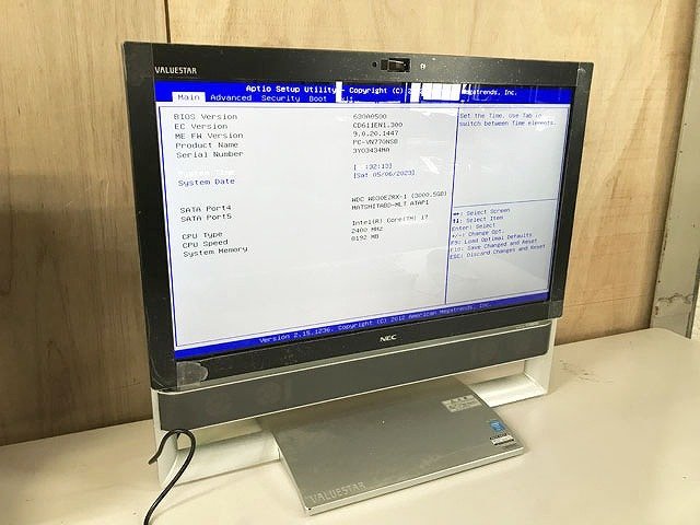 ANE73473相 NEC VALUESTAR N 23型 一体型PC PC-VN770NSB Core i7 