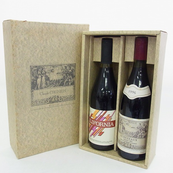N166-S24-1687 Claude CHONION 1996 CALIFORNIA ワイン 750ml 13％ 2本 未開栓 現状品⑧