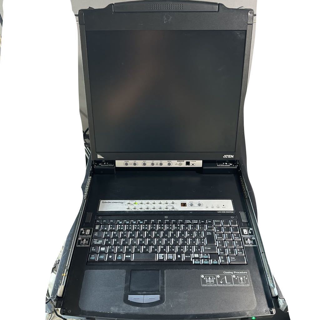 【G6】ATEN [CL5816N 19インチデュアルスライド対応16ポートDual Rail KVMドロワー ショートレールタイプ