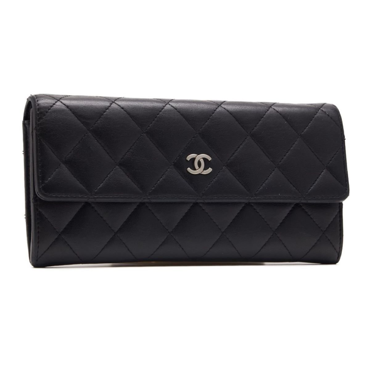 2512CHANEL ✴︎ マトラッセ ラムスキン ロングウォレット 長