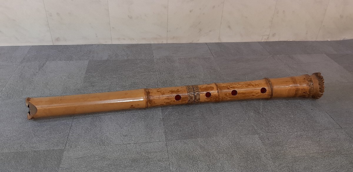 05S13■尺八　銘なし　全長５４５㎜■