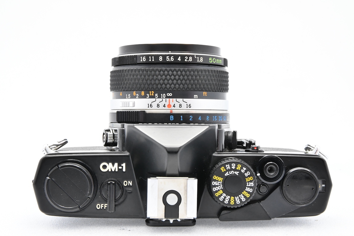 ★ OLYMPUS OM-1 BLACK + ★ 標準レンズ 50mm Olympus OM-1 OM-1n M-1 in Chrome or Black w/ optional 50mm f/1.4