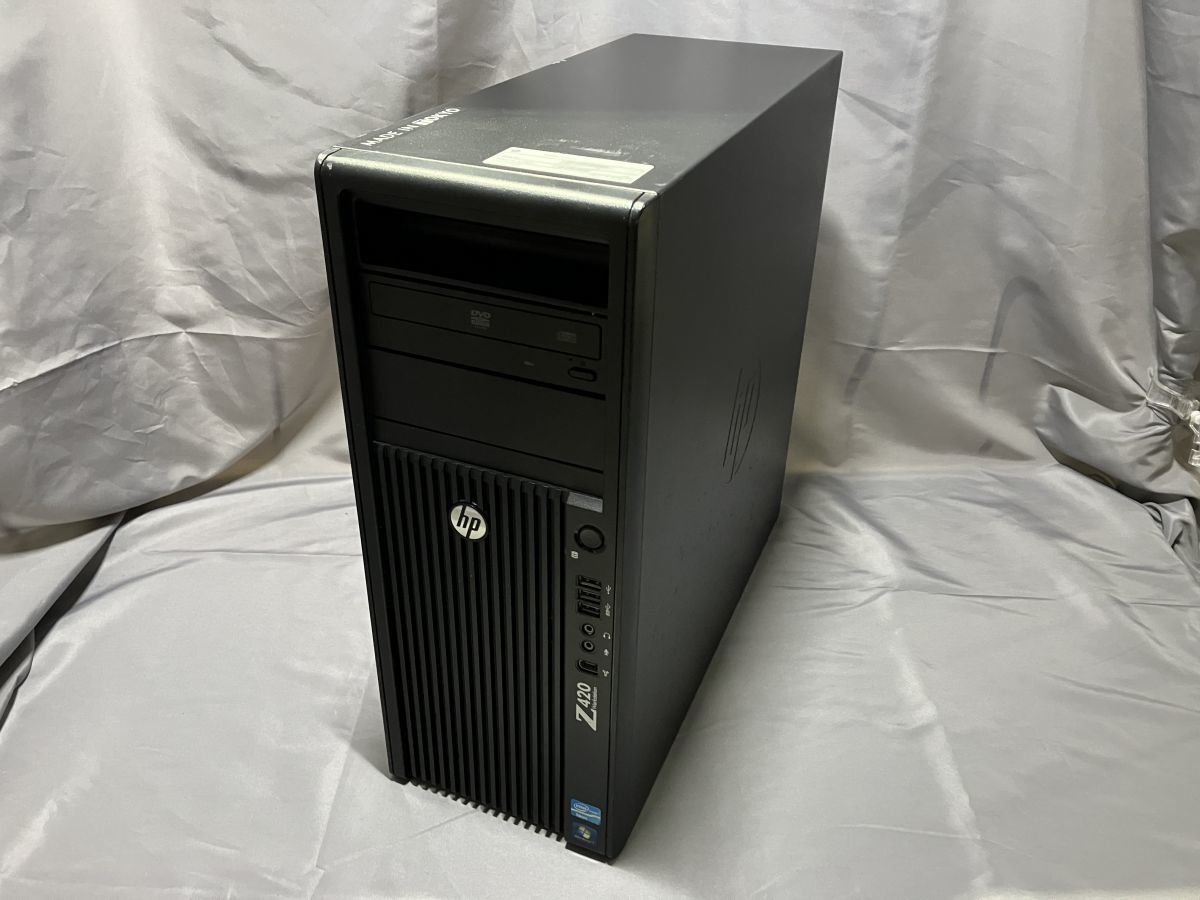 ジャンク] hp Z420メモリ16GB/NVIDIA Quadro 4000 ジャンク] hp Z420