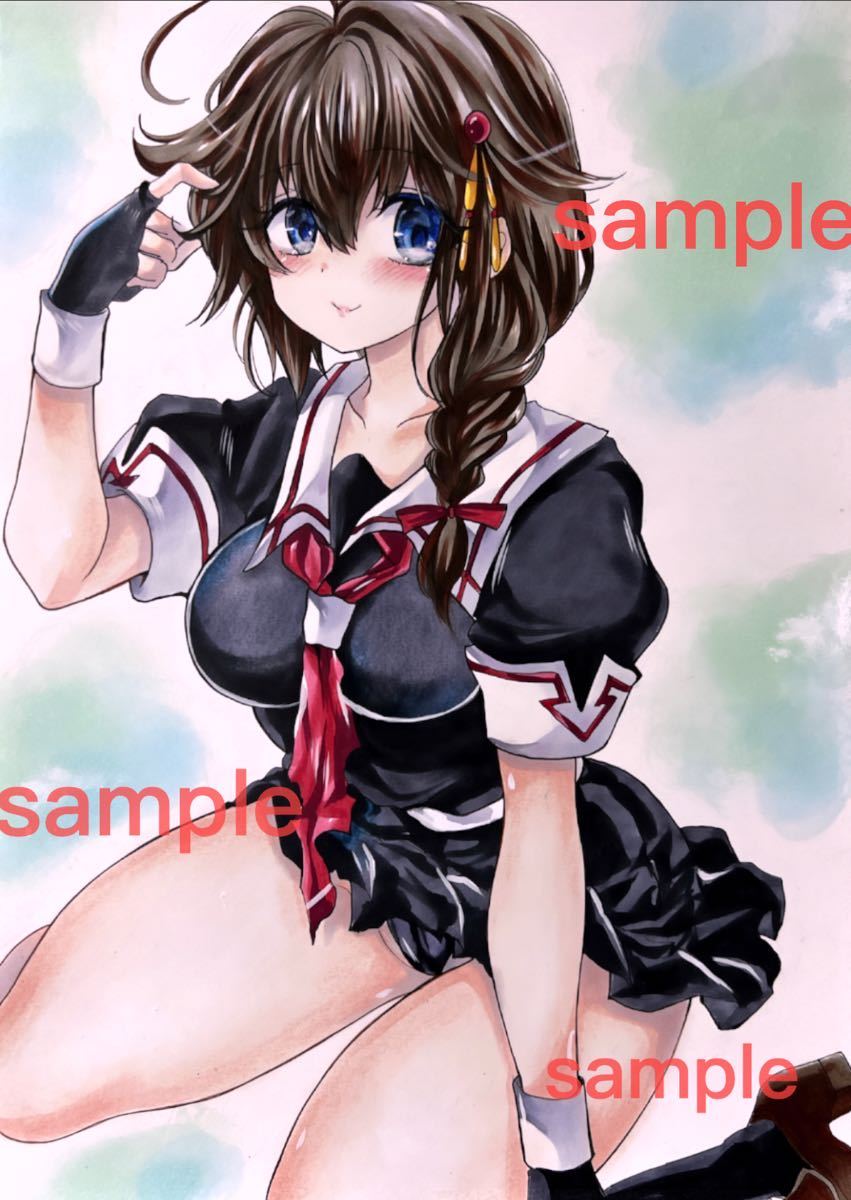 同人手描きイラスト ◆ 艦隊これくしょん ◆ 時雨 ◆ 艦これ 【ウェディングバニー】