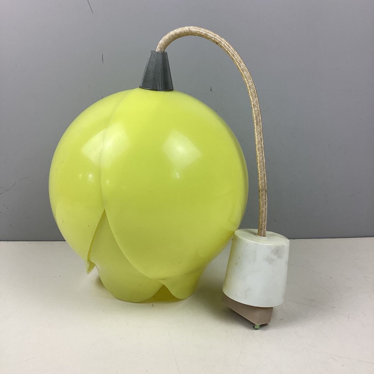 レトロポップ　昭和レトロ　チューリップ電気傘 グリーン レトロポップ昭和レトロチューリップ電気傘 グリーン