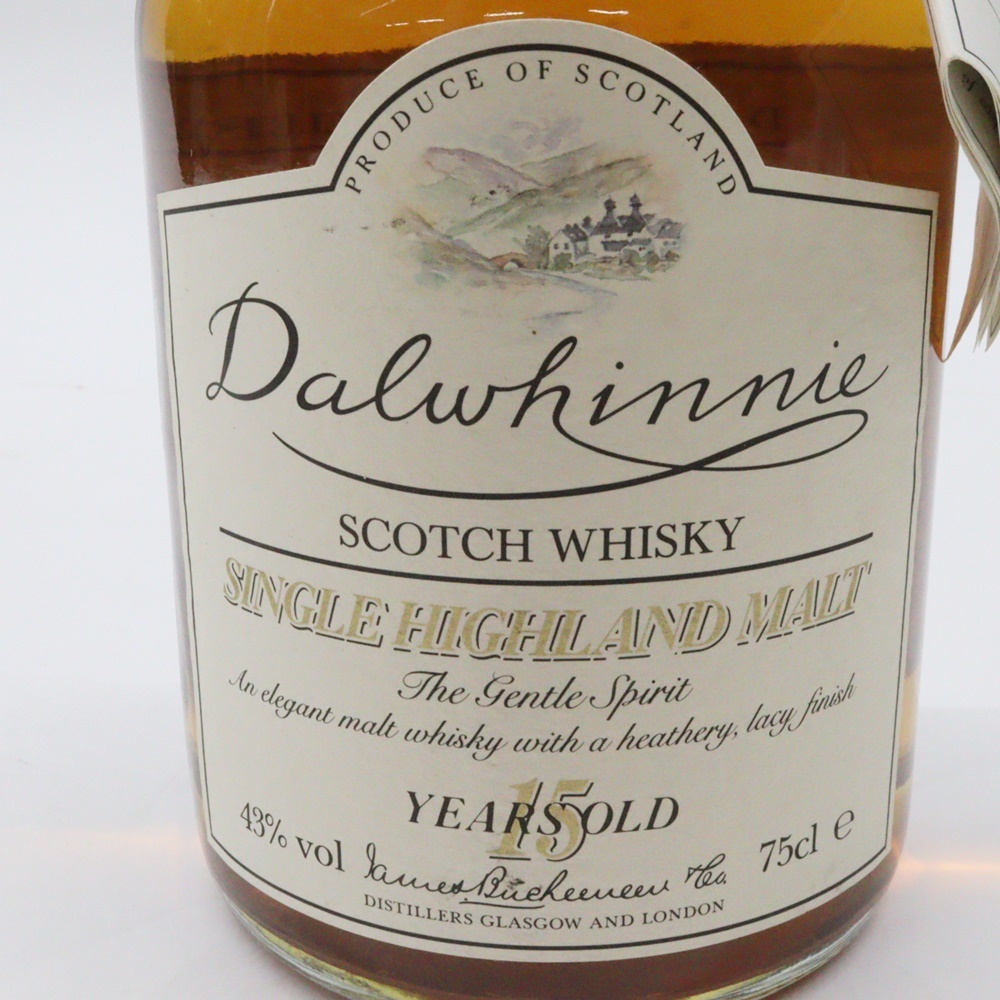 ダルウィニー15年 シングルモルトウイスキー750ml 未開封品 旧ラベル ダルウィニー15年 シングルモルトウイスキー 750ml未開封品 旧ラベル