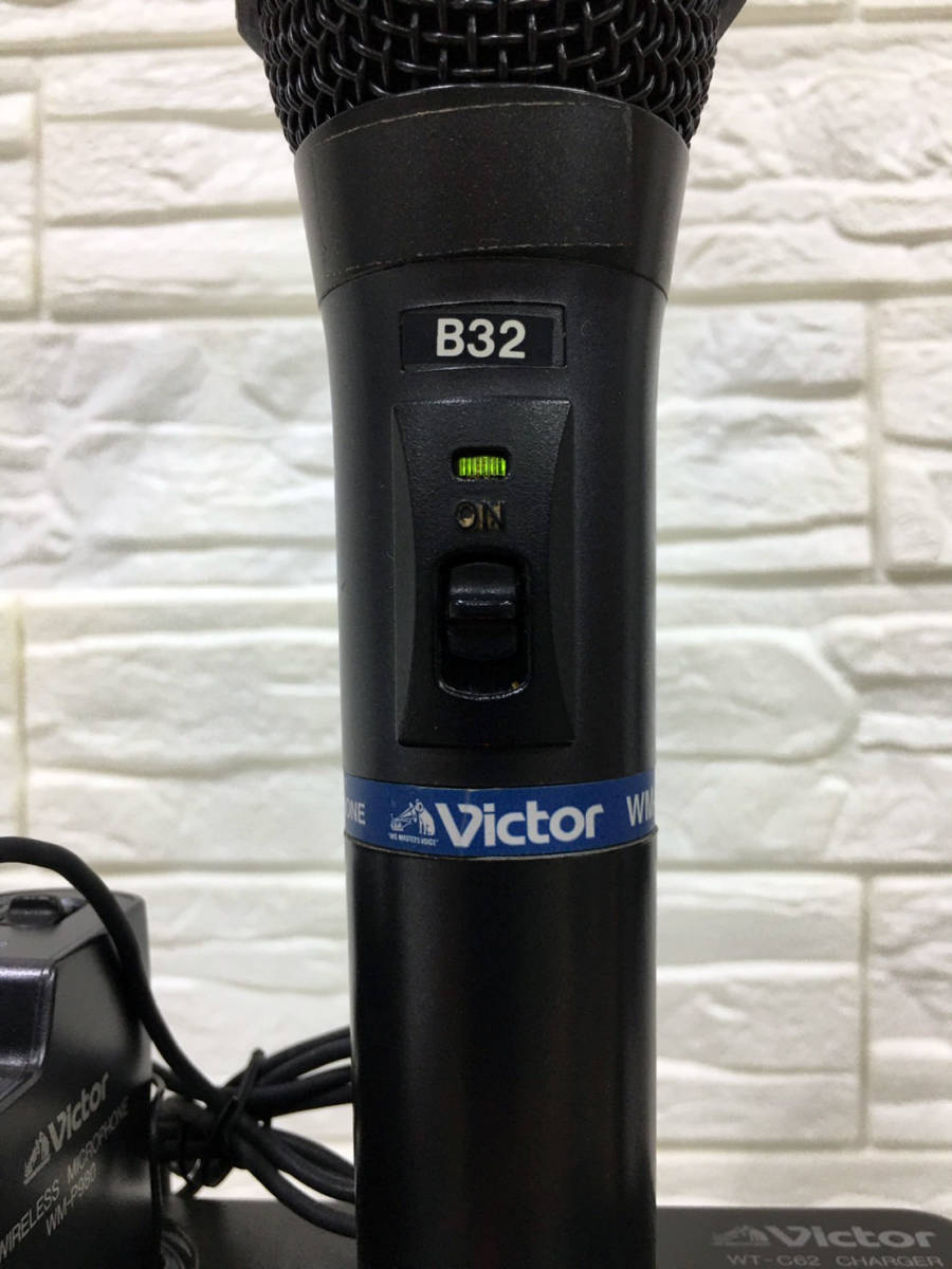 1000円スタート！！Victor ワイヤレスマイクロホンWM-P970 ペンダント