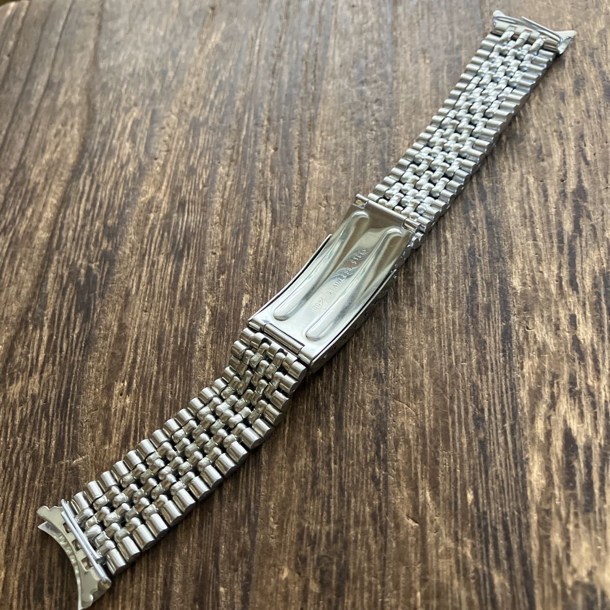 19mm 銀色 弓管 腕時計ベルト 時計ベルト ヴィンテージ 時計バンド 60