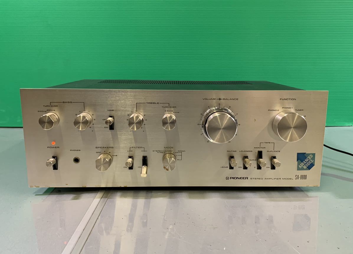パイオニア SA-8800Ⅱ プリメインアンプ 通電確認品 パイオニア SA