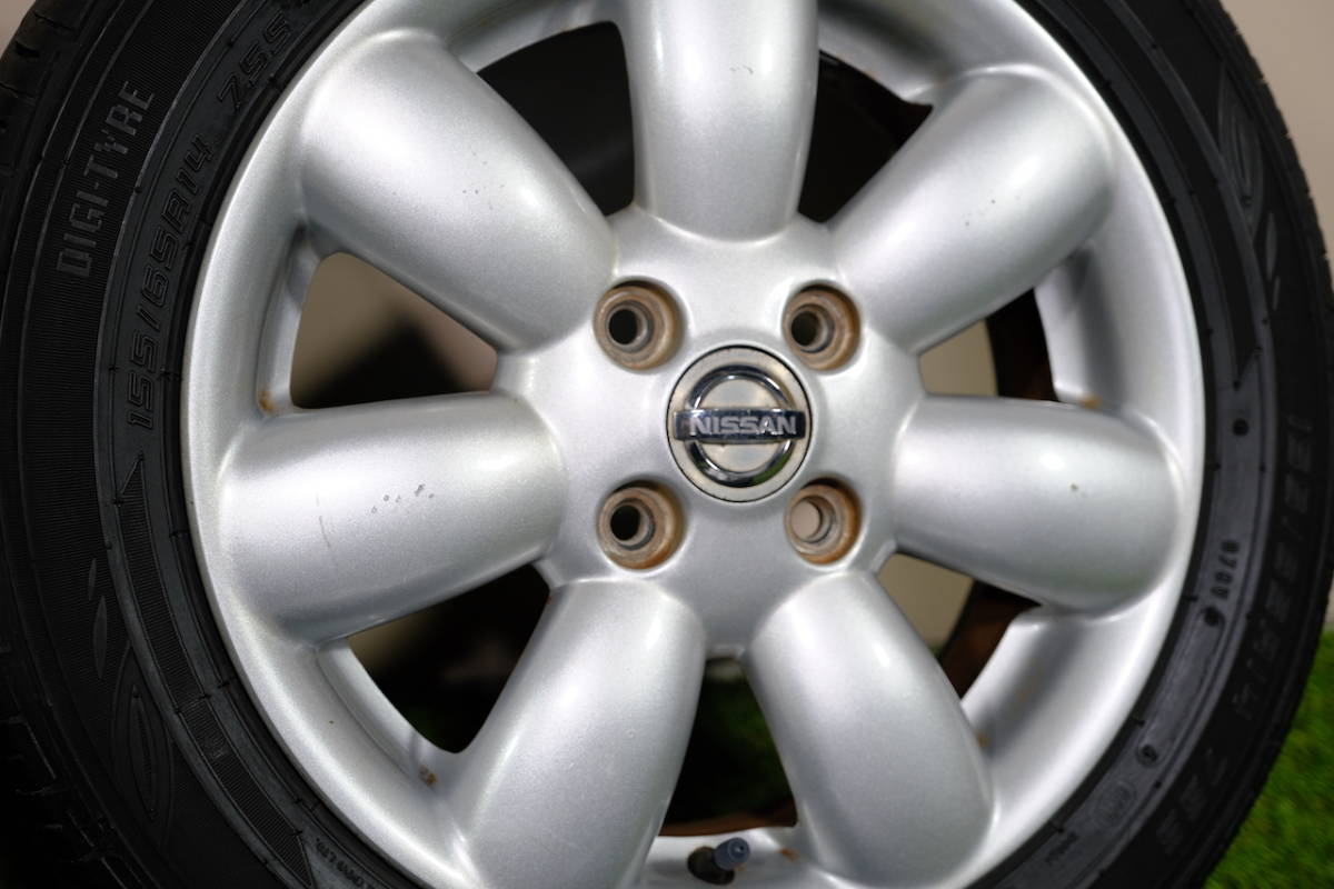 1円〜人気ホイール＞ニッサン MG33S モコ 純正 14in 4.5J+45 PCD100 