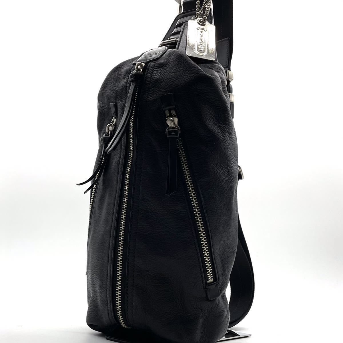 COACH コーチ ビジネスバック トート メンズ ブラック 黒 2way 大容量