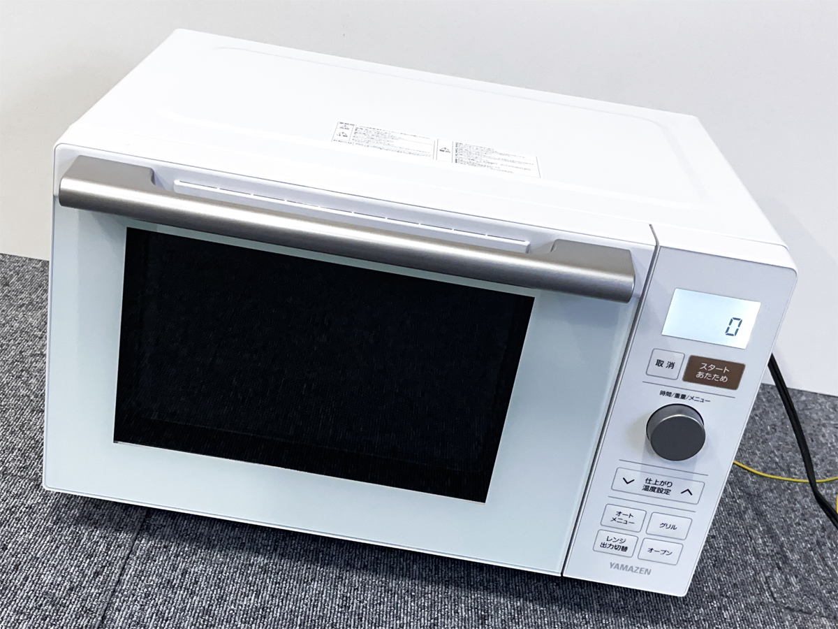 角皿未使用・極美品】YAMAZEN 山善 オーブンレンジ YRP-F180V【公式