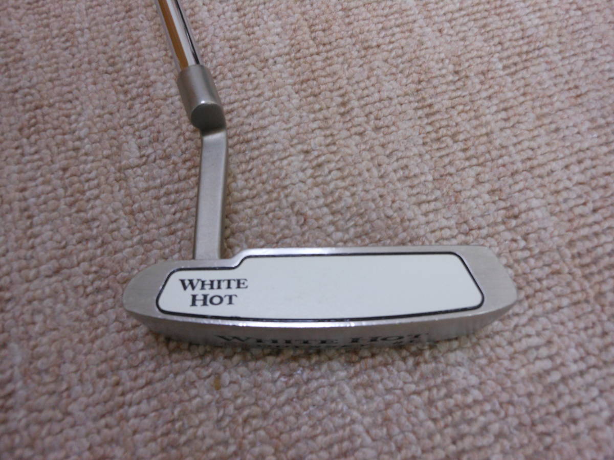 レフティー☆ODYSSEY WHITE HOT ♯1 34インチ パターカバー付き (中古