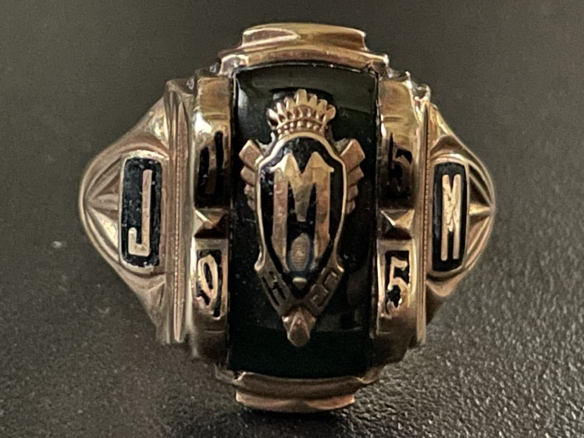 JOSTENS 1955年製 Vintage 10K College Ring ジャスティンズ