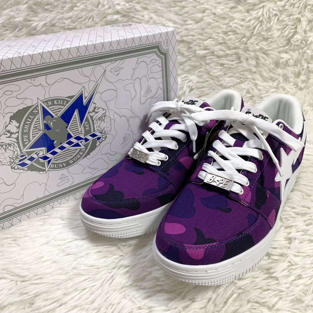 Revolver × BAPE レザー BAPESTA スニーカー 26cm US8 a bathing ape 