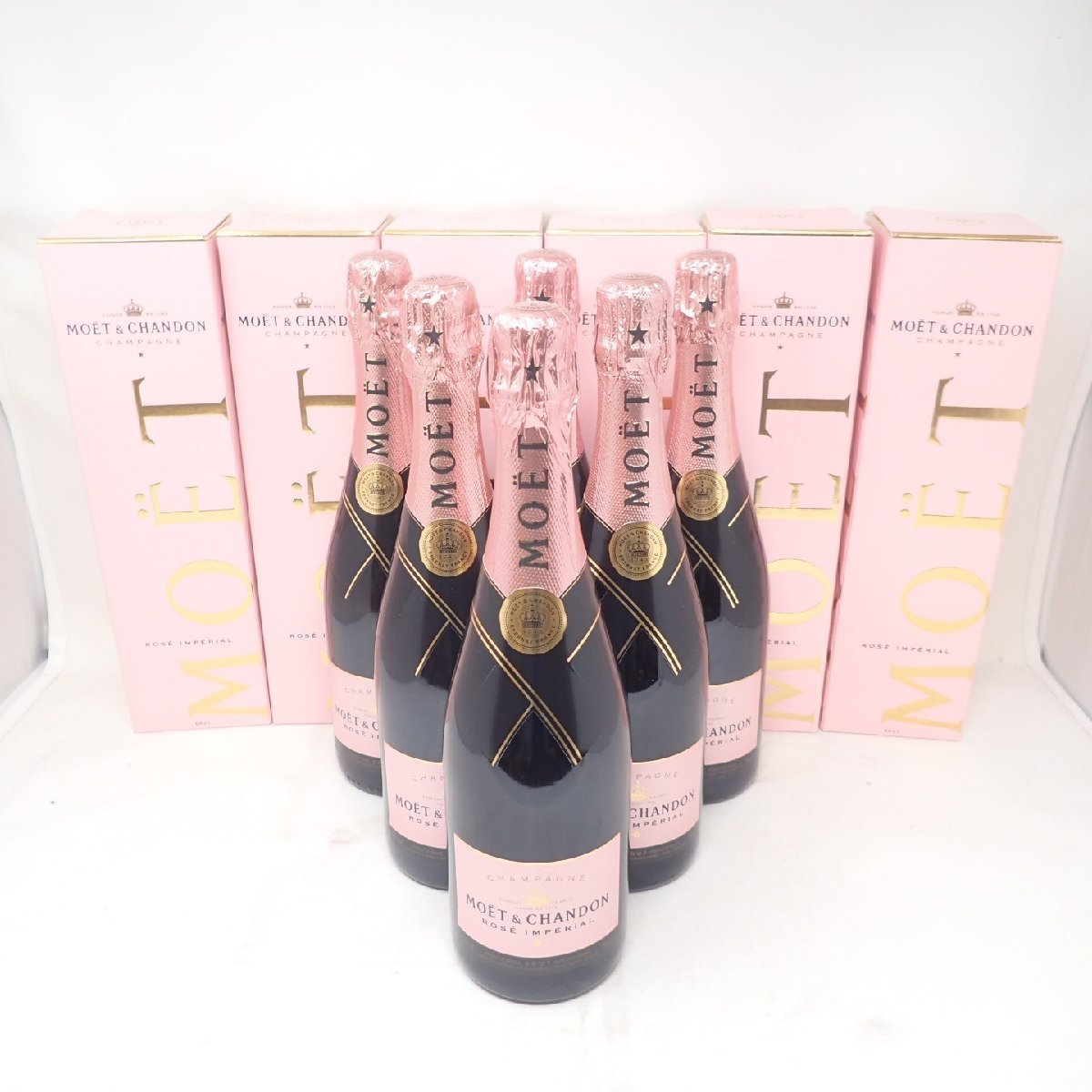 【セット】モエ エ シャンドン ロゼ 750ml 12％ Moet & Chandon ROSE 6本セット【同梱不可】【MA2】