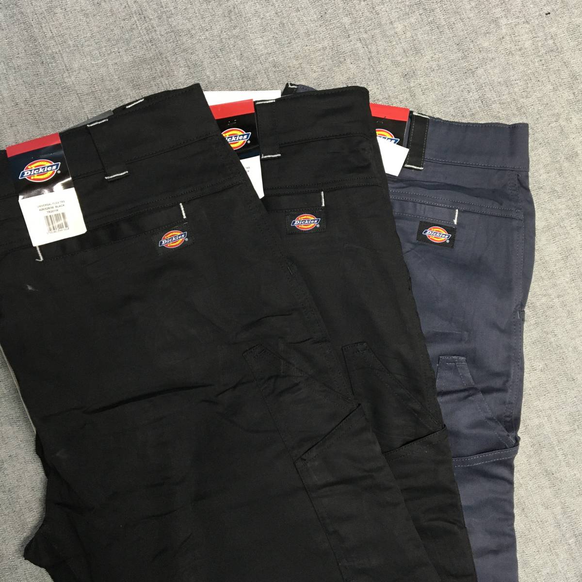 1068 Dickies ディッキーズ ワークパンツ 3本セット まとめ売り 1円スタート 古着卸 作業着 メンズ ユーロ 42 デッドストック