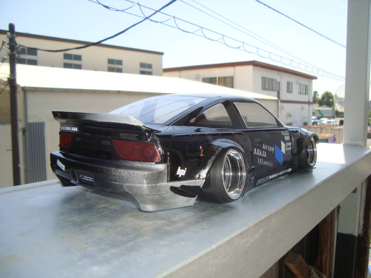 アディクション 日産180SXパンデムV3ボディ 新品塗装済み。(ボディ