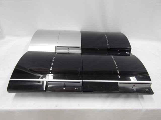 PS3本体 CECHL00 CECHB00 4台セット ジャンク品▽1582 PS3 本体 4台セット