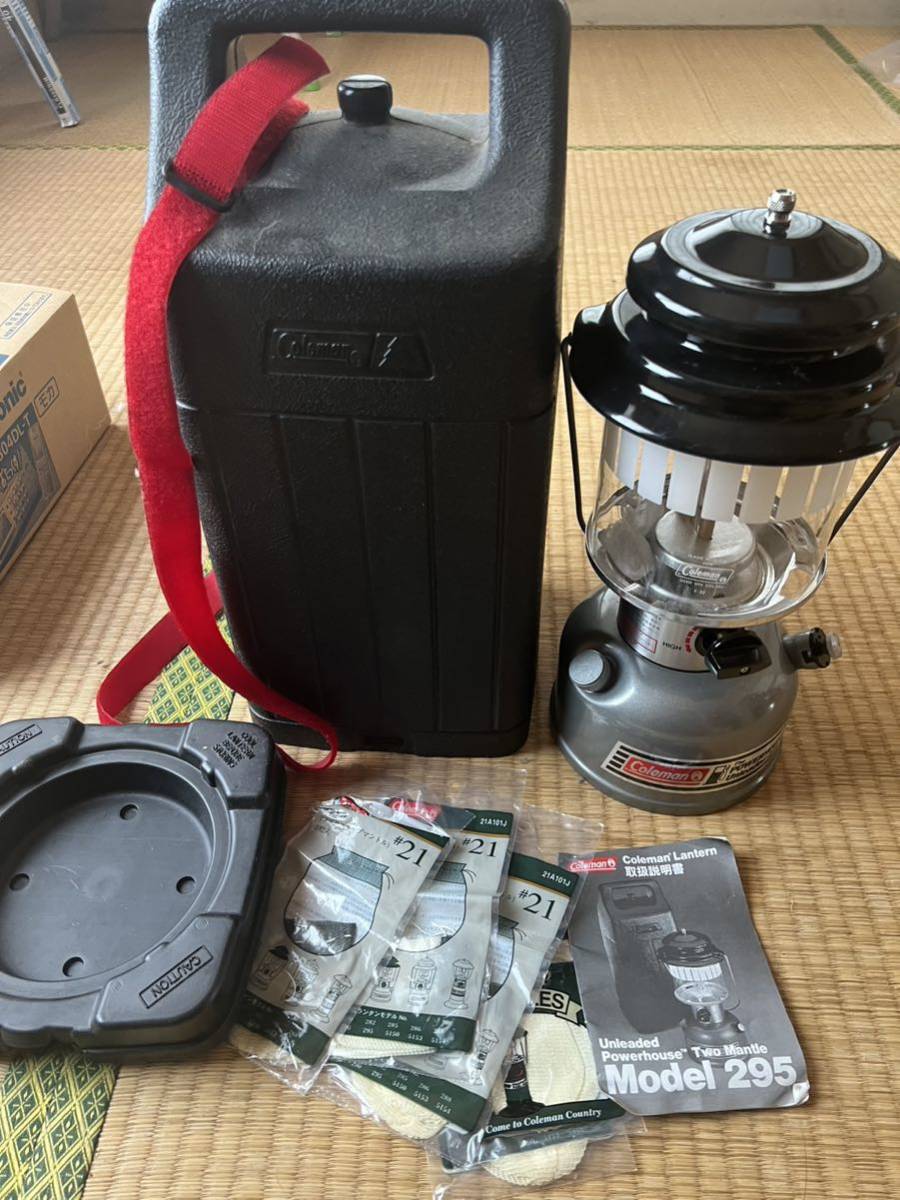 未使用 1円スタート Coleman American heritage lantern leather case