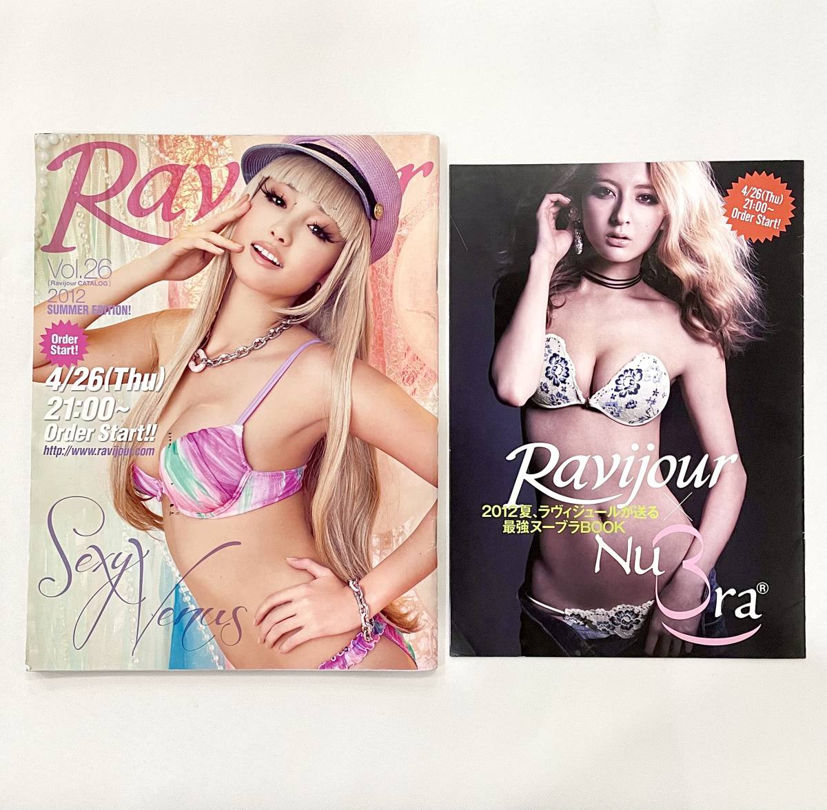 z1★ ラヴィジュール 2冊 / 2012年 夏 沢尻エリカ / Ravijour / 下着カタログ / 写真集