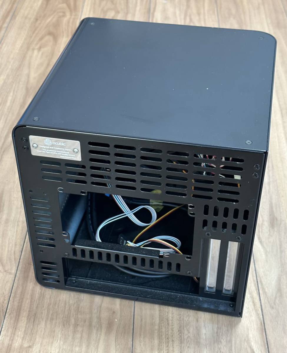 アビー abee PCケース acubic CS01 キューブ型 Mini-ITXケース の入札