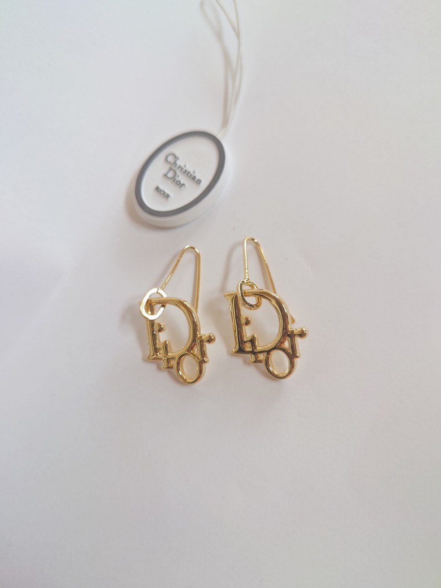 Christian Dior クリスチャン・ディオール 安全ピン デザイン ピアス