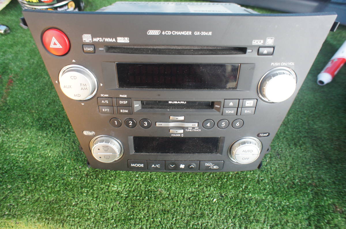レガシィ スバル GX204JEF2 純正 - B4 新古☆ GX-204JE BP5 MD⁄CD