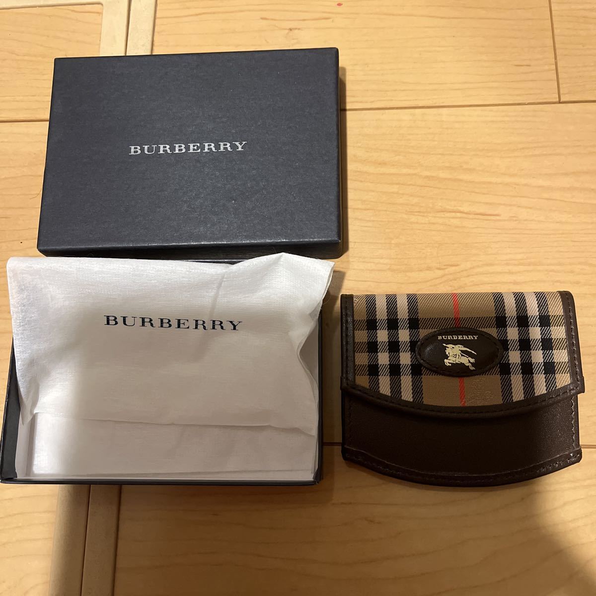 BURBERRY ノバチェック バーバリー 箱付き 未使用品 LONDON - 箱 長 