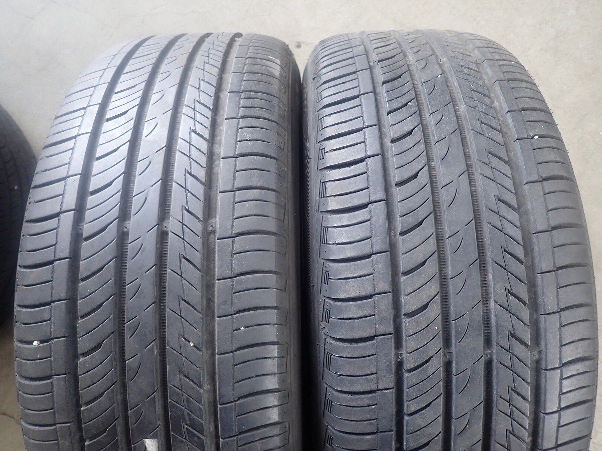 正規品，爆買い QR6356【送料無料215/55R17】ホンダ純正 RC系 オデッセイ アブソルート 純正 中古夏タイヤセット ■17×7J 114.3/5H ET55■