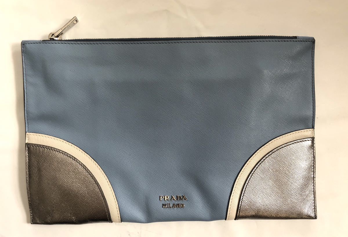 美品 プラダ クラッチバッグ セカンドバッグ ポーチ PRADA PRADA 