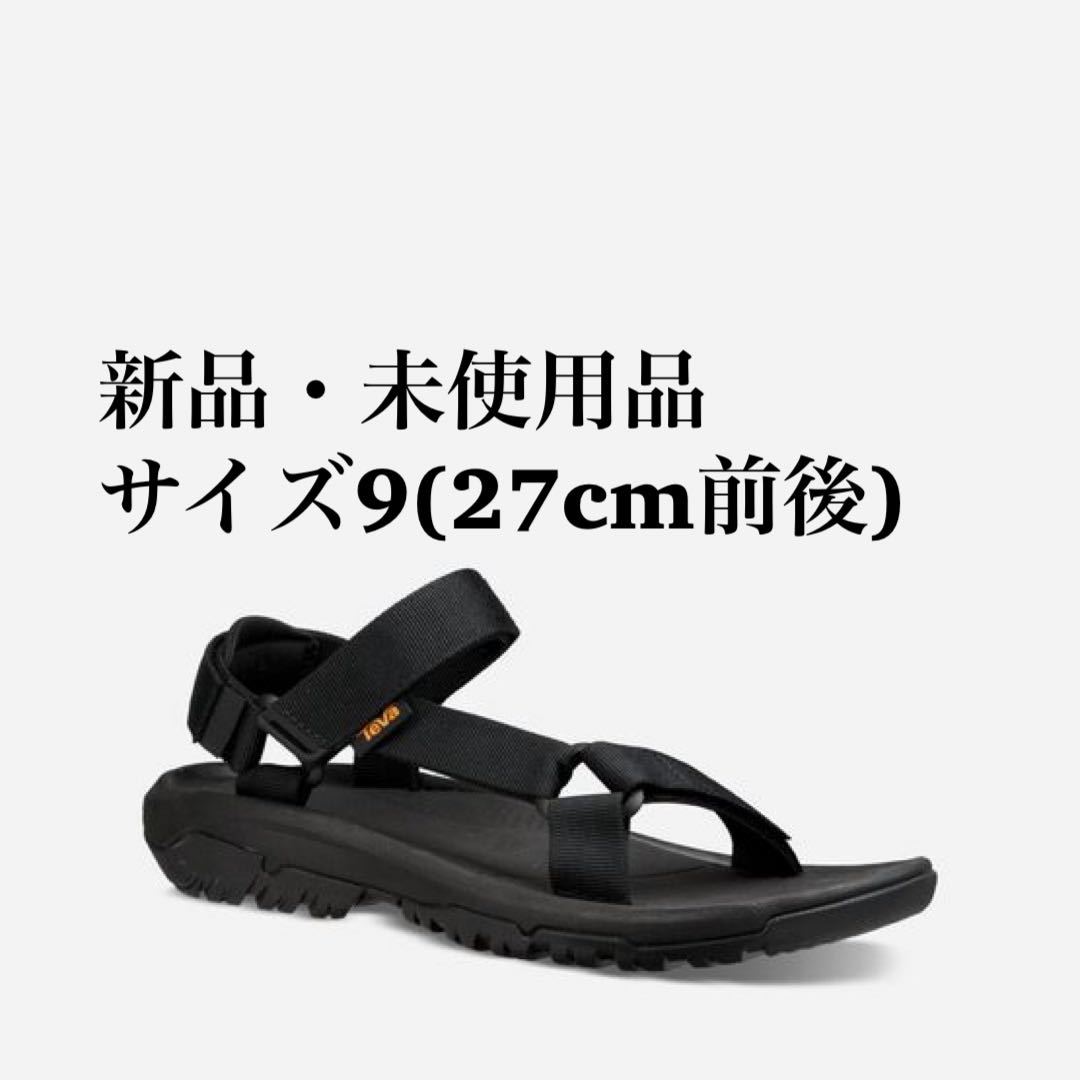 TEVA テバ HURRICANE ハリケーン XLT2 黒 ブラック スポーツサンダル メンズ US9