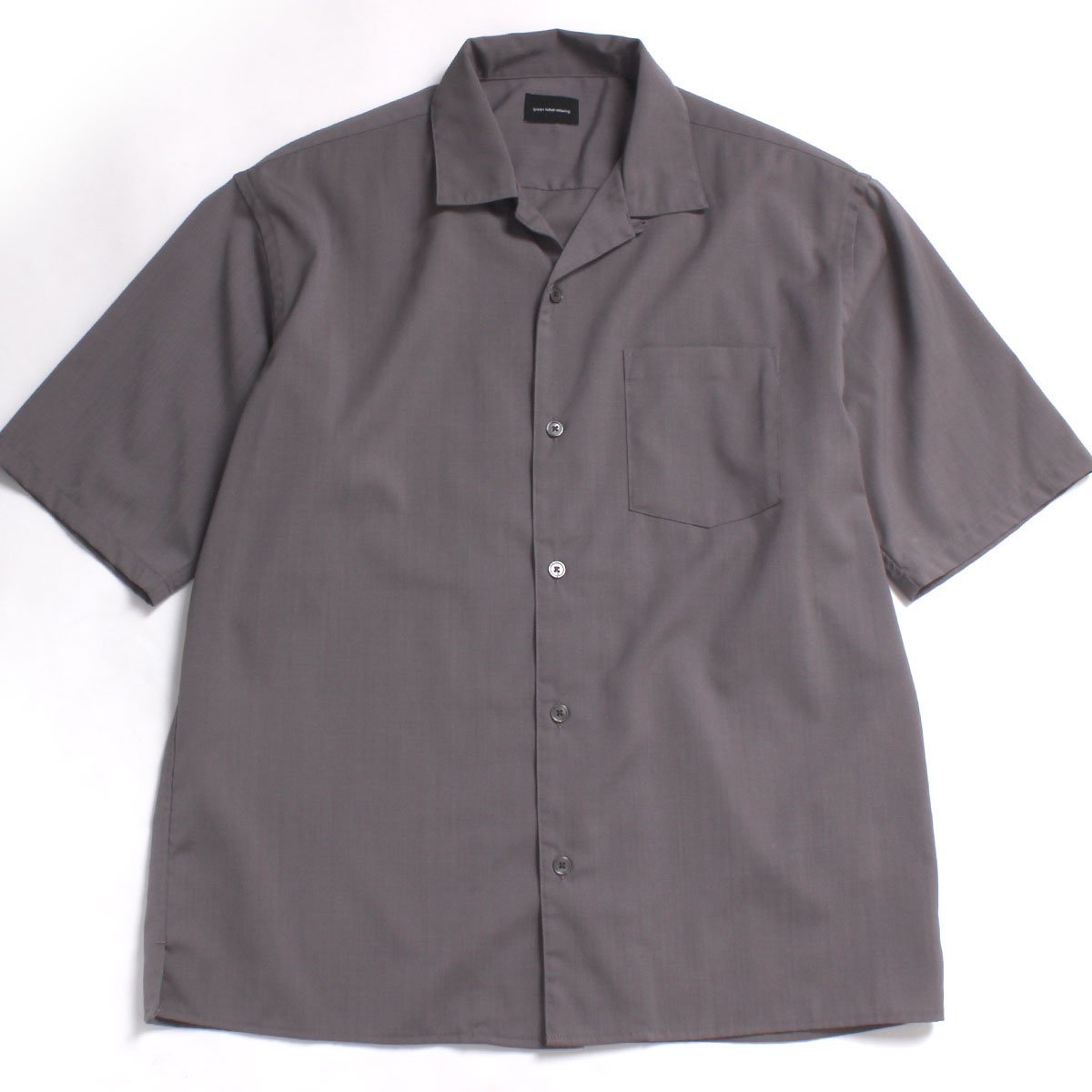 22ss green label relaxing TWウォッシャブルトロ オープンカラー シャツ 定価7 920円 sizeS 3216 ...