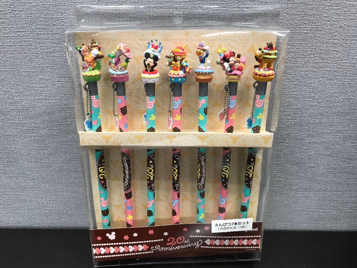 ディズニー　《未開封品》鉛筆　7本セット　ミッキー　ミニー　チップとデール　プルート　ドナルドほか 9Y96 【80】