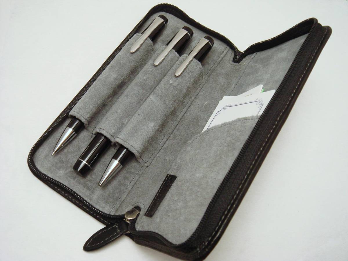 PILOT パイロット カスタムヘリテイジ91 14K 3本セット 革ケース入