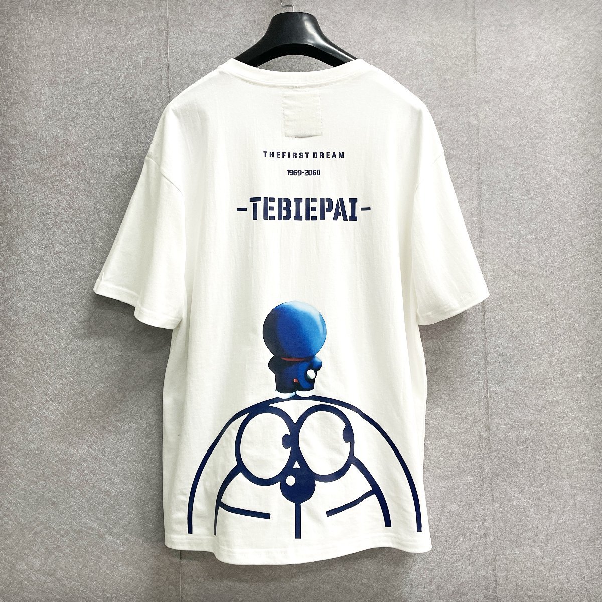 個性・半袖Tシャツ 定価2万◆Emmauela・イタリア・ミラノ発◆コットン100％ 高級 薄手 通気 吸汗速乾 オシャレ アメカジ XL/50サイズ