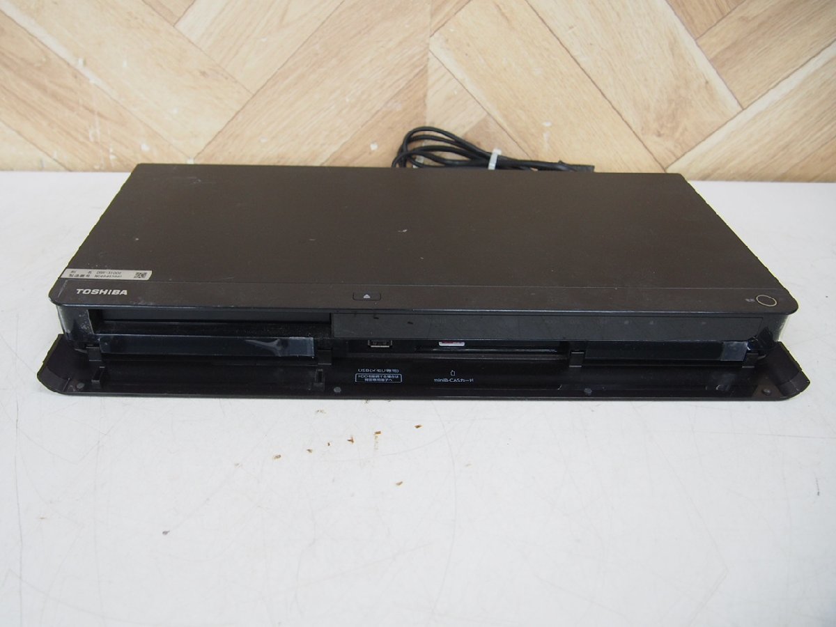 ☆【2R0517-5】 TOSHIBA 東芝 ブルーレイディスクレコーダー DBR-W1008 2018年製 mini B-CASカード付 ジャンク