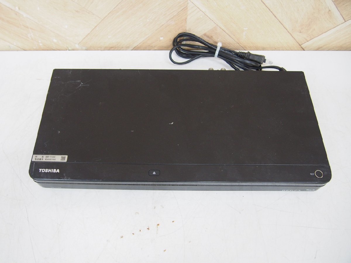 ☆【2R0517-5】 TOSHIBA 東芝 ブルーレイディスクレコーダー DBR-W1008 2018年製 mini B-CASカード付 ジャンク