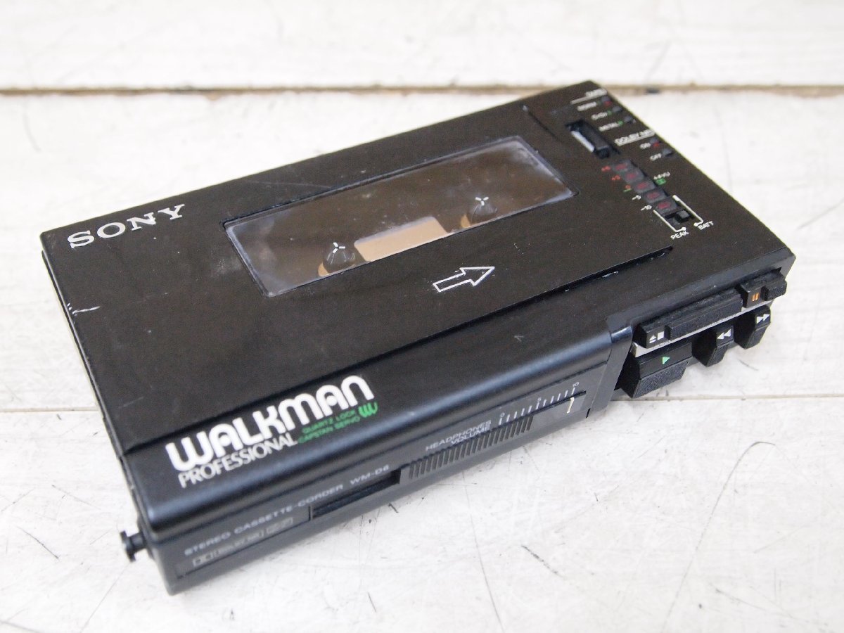 ☆【1H0518-12】 Sony ソニー ポーターブルカセットレコーダー WM-D6 WALKMAN PRO デッキ ジャンク