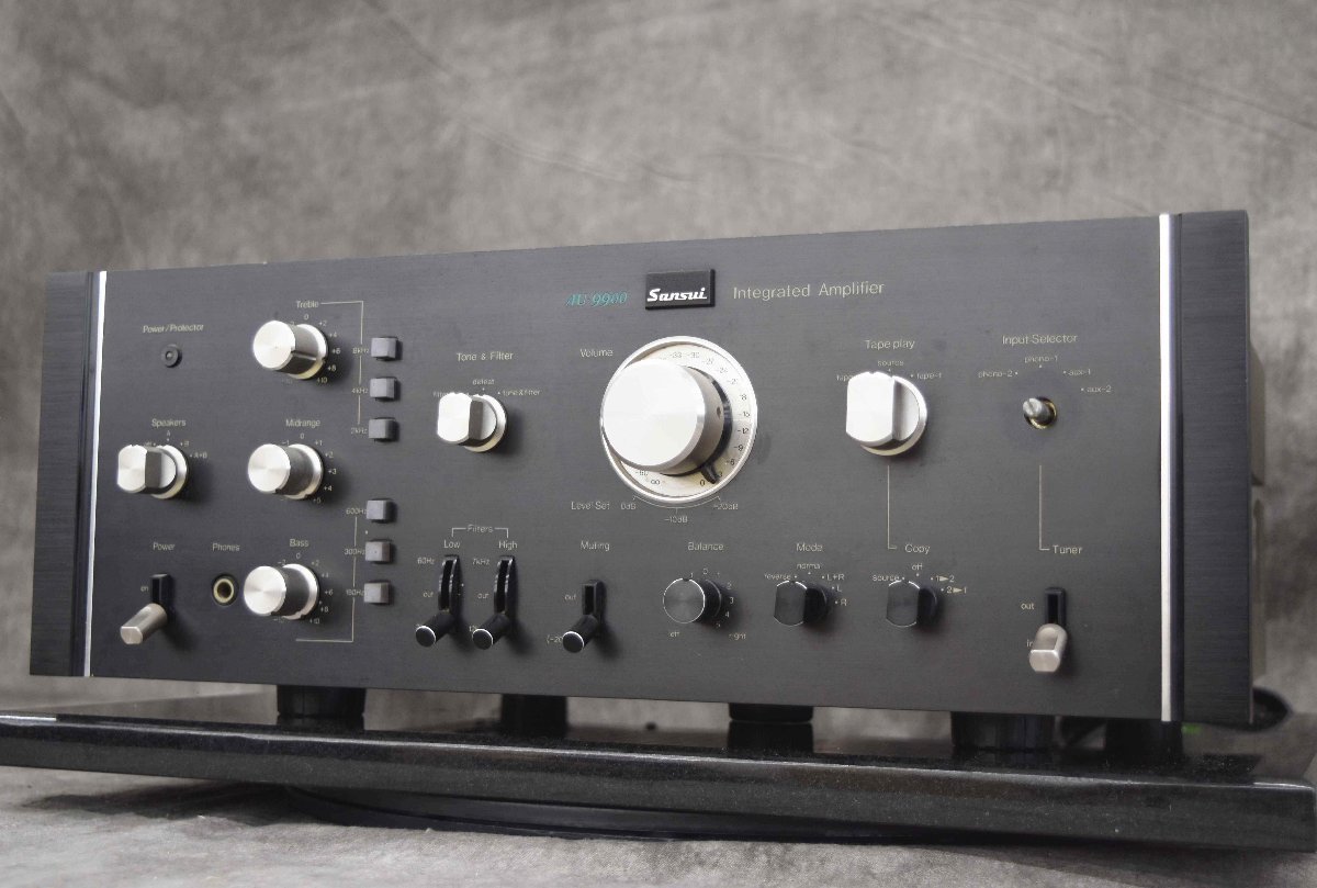 オーディオ機器 SANSUI プリメインアンプ 山水 オーディオ機器 AU-9900