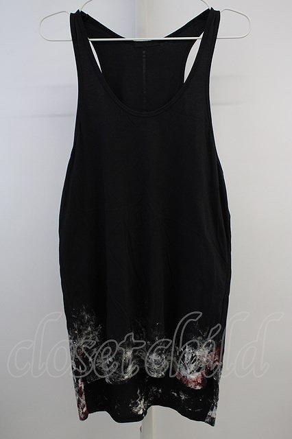 KMRii タンクトップ.Discharged Monolit/ 23-05-02-012l-1-to-KM-m-YM-ZT134