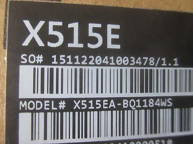 1004) ほぼ未使用 初期化済 ASUS エイスース ノートPC win11 CPU:core