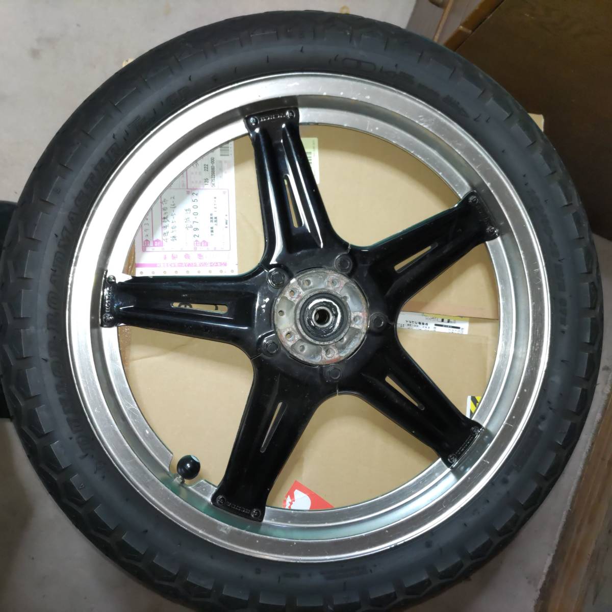 スーパーホーク用ホイール前後セット リア用ディスクジャンク ホーク